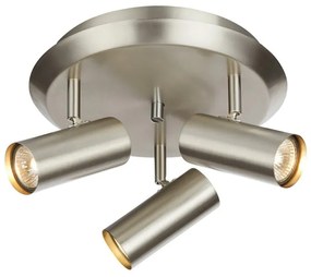 Nástenné svietidlo v striebornej farbe Markslöjd Barcelona Tres