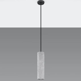 Sollux SL.0653 - Luster na lanku LUVO 1xGU10/40W/230V betón/čierna