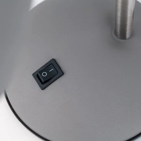 Orion - Stolná lampa SCHOOL 1xE27/40W/230V sivá/matný chróm