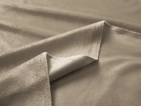 Biante Zamatový záves Velvet Prémium SVP-030 Sivobéžový - šírka 135 cm 135x200 cm