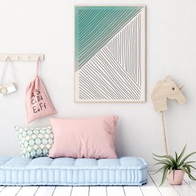 Plagát - Maľovaná abstrakcia (A4)