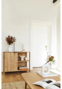 Skrinka z dubového dreva v prírodnej farbe 95x80 cm Twig – The Beds