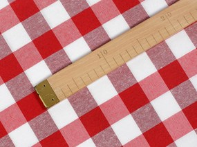 Biante Dekoračné prestieranie na stôl Rebeka RE-001 Červeno-biela kocka veľká 30x40 cm