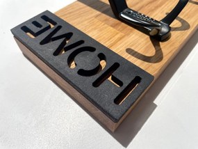 Minimalistický nástenný vešiak Modern Oak 40 cm