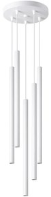Sollux SL.1175 - Luster na lanku PASTELO 5xG9/8W/230V biela