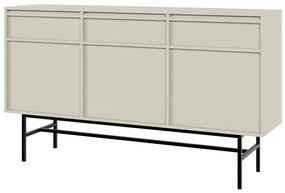 Komoda Evane E10  (sivá + čierna). Vlastná spoľahlivá doprava až k Vám domov. 1100189