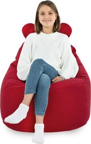 Detské kreslo Sako TEDDY – mäkké plyšové kreslo pre najmenších Farba: Modrý