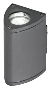 Vonkajšie nástenné svietidlo AZZARDO LUCA dark grey AZ0777