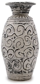 Keramická váza Vír Krémová
