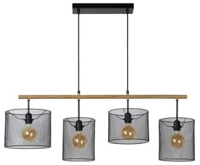 Lucide 45459/04/30 - Luster na lanku BASKETT 4xE27/60W/230V