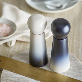 Bloomingville Mlynček na soľ a korenie Hyman Blue – sada 2 ks