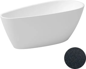 Besco Akrylátová voľne stojaca vaňa Goya A-line Glam G 160x73 (170x80) BESCO-Typ výpuste: Click-Clack s prepadom, grafit, BESCO-Rozmery: 160x73, BESC…