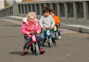 Funny Wheels - Odrážadlo 2v1 RIDER SPORT ružová/čierna