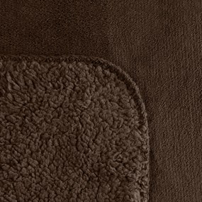 BUKLÉ DEKA TEDY 170X210 CM TMAVOHNEDÁ