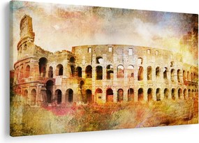Obraz - Digitálna maľba, koloseum, Rím, Taliansko (90x60 cm)