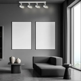 Bodové svietidlo LYNX 4xGU10/10W/230V biela