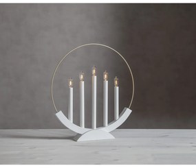 Biela vianočná svetelná dekorácia Brace – Star Trading