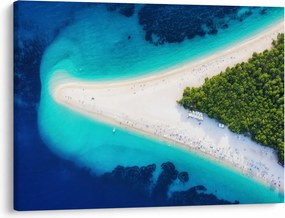 Obraz - Ostrav Hvar, Chorvátsko (70x50 cm)