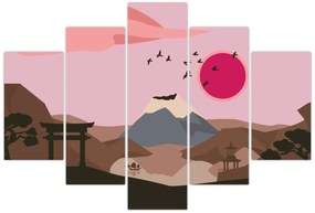 Obraz - Japonsko N⁰2 (150x105 cm)