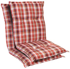 Prato, čalúnená podložka, podložka na stoličku, podložka na nižšie polohovacie kreslo, na záhradnú stoličku, polyester, 50 × 100 × 8 cm, 2 x vankúš