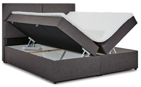 Kontinentálna posteľ 145 cm Alyce (svetlosivá Berlin 01) (s matracmi). Vlastná spoľahlivá doprava až k Vám domov. 1027432
