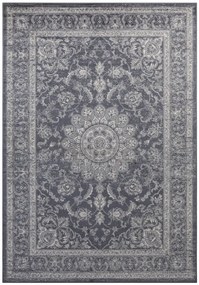 Koberec Hanse Home Oriental Täbris antracitový / strieborný