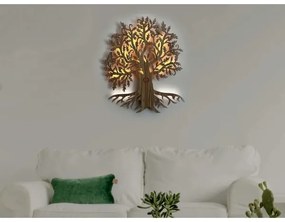 Li-Go 5747/DUB2 - LED nástenná dekorácia LED/10W/230V 45x55 cm dub