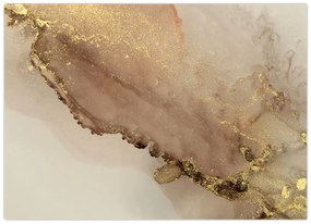 Obraz - Zlaté trblietky (70x50 cm)