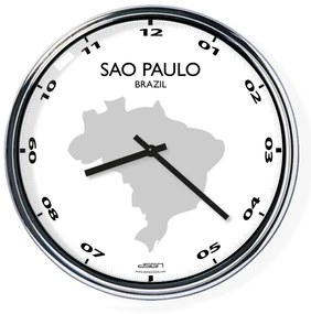 Kancelárske nástenné hodiny: Sao Paulo,  Výber farieb Svetlé