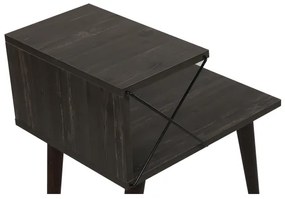 Nočný stolík CROSS 55x50 cm hnedá