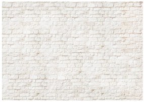 Samolepiaca tapeta biela tehlová stena - Tabula rasa - 343x245