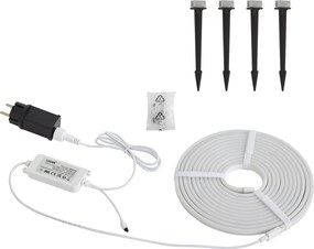 Inteligentný LED pásik 5 metrov CCT 30W 350 lm 2700 - 6500K IP44 Vrátane zemných kolíkov