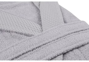 Sivý bavlnený župan veľkosť M Cappa – Foutastic