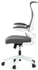 Autronic BONTEC Kancelárska stolička, hojdací mechanizmus, šedá sieťovina, KA-C807 GREY Farba: Šedá