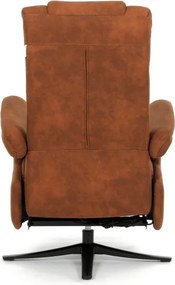 Polohovacie kreslo hnedé, elektrické TV-C5590 BR3