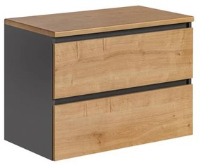 CMD Kúpeľňová skrinka MONAKO GREY OAK 821 A