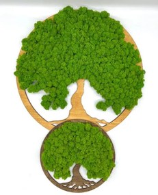 Strom na stenu z machu Melusine 50 cm