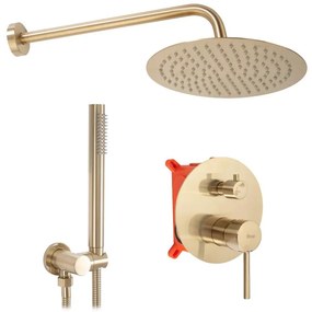 Sprchová sada podomietková Lungo Zlatá brúsená Rea P4160