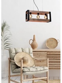 Luster na lanku VARNA 3xE27/40W/230V dub