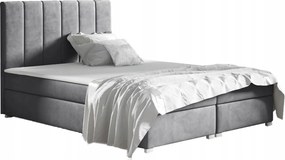 Kontinentálna čalúnená posteľ matrac Bonell Brandi 160x200, šedá