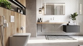 Mereo, Mereo Ponte, kúpeľňová skrinka 61 cm, Multidecor, Orech Dijon prírodný, MER-CN290SODP1