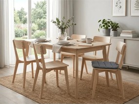 Podsedák na stoličku LINGE GREY 37x37 cm, sivý