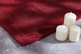 Kúpeľňový koberček Javo Cotton červený