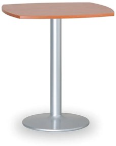 Konferenčný stolík FILIP II, 660x660 mm, sivá podnož, doska buk