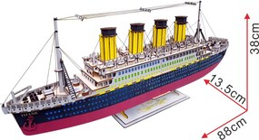 Dřevěné 3D puzzle Titanic