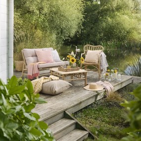 Ib Laursen Povlak na vankúš Brown / Tie bands