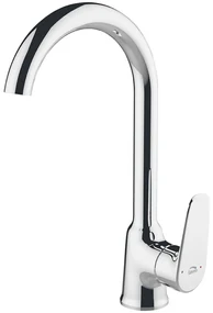 Laveo Rondo, kuchynská batéria stojaca h-302, chrómová, LAV-BLX_068D