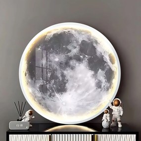 Toolight Moon, LED nástenné svietidlo 50cm, 35W, 4000K, APP1806-CW, OSW-04352