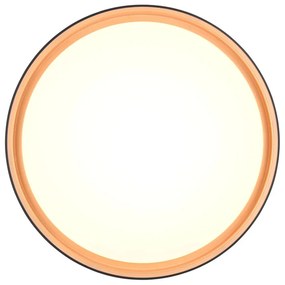 Čierne LED stropné svietidlo ø 40 cm Felis – Trio