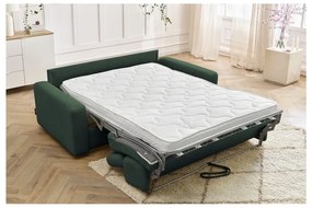 Tmavozelená rozkladacia pohovka 215 cm Monaco – Bobochic Paris